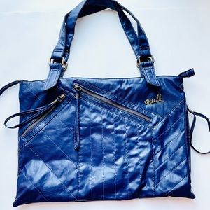 Y2K O'Neill Purple Shoulder Bag Purse - Floral Lining